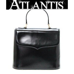 SAINT LAURENT Yves Handbag Black Leather